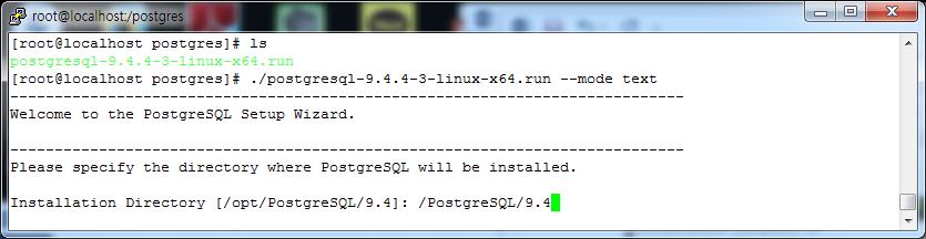 PostgreSQL install : 리눅스
