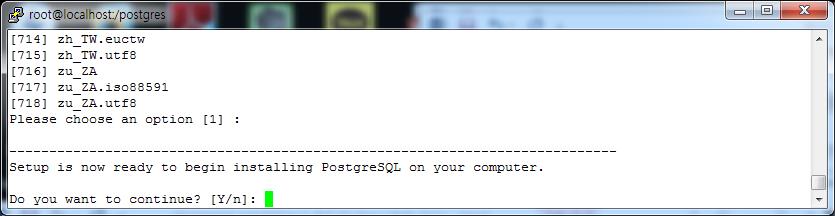 PostgreSQL install : 리눅스