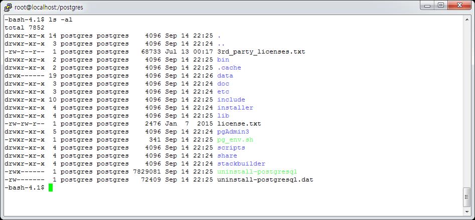 PostgreSQL Configuration 구성