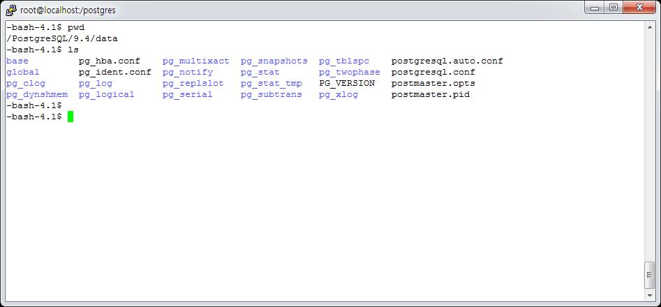 PostgreSQL Configuration 구성