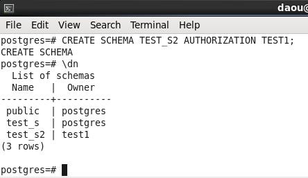 PostgreSQL-SCHEMA