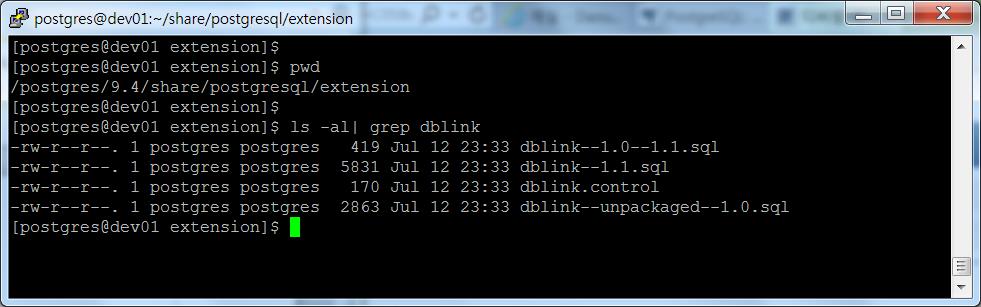 PostgreSQL-Postgresql에서 Postgresql dblink 사용하기