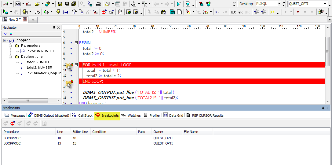 010 editor pointers
